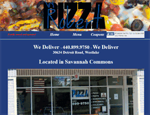 Tablet Screenshot of pizzabyrobert.com